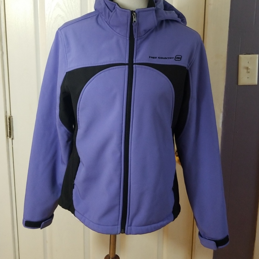 Authentic lifestyle Free Country Hooded coat Sz M